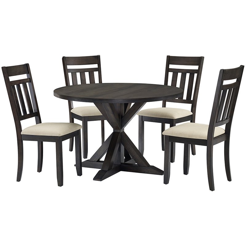 Crosley Furniture Hayden Wood 5 Piece 47