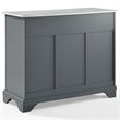 Crosley Furniture Wood/Faux Marble Top Kitchen Island in Gray