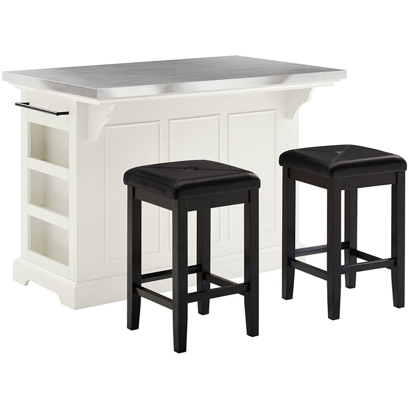 With Square Stools