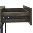 Crosley Jacobsen 1 Drawer End Table in Brown Ash