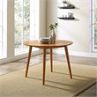 Crosley Furniture Landon Wood Round Dining Table in Acorn Natural