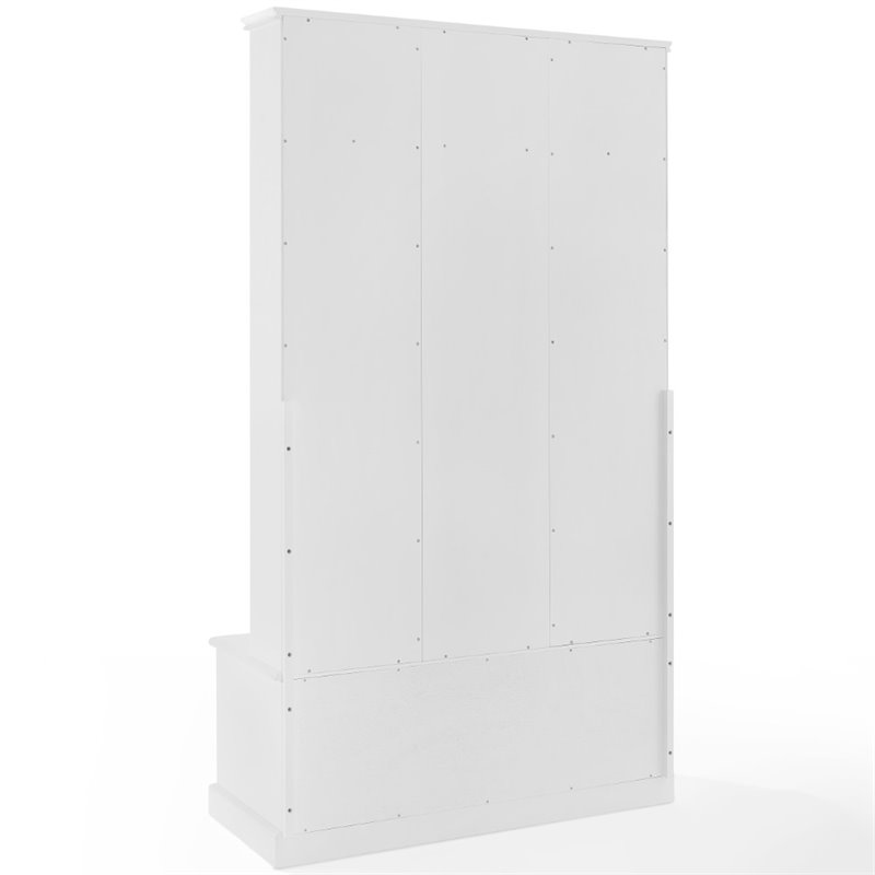 Crosley Furniture Ellison MDF Wood/Birch Veneer Hall Tree in White