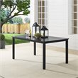 Crosley Furniture Kaplan Metal Outdoor Dining Table in Oil Rubbed Bronze