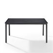 Crosley Furniture Kaplan Metal Outdoor Dining Table in Oil Rubbed Bronze