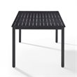 Crosley Furniture Kaplan Metal Outdoor Dining Table in Oil Rubbed Bronze