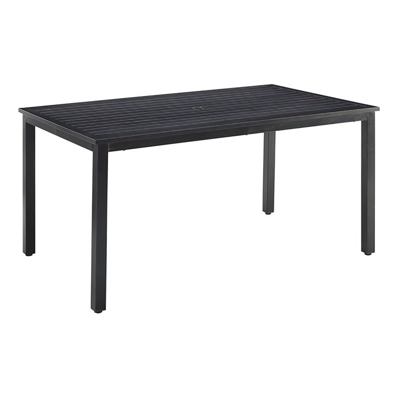 Crosley Furniture Kaplan Metal Outdoor Dining Table in Oil Rubbed Bronze