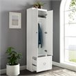 Crosley Furniture Harper Wood Convertible Pantry Closet in White