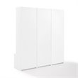 Crosley Furniture Harper 3 Piece MDF Wood Entryway Set in White