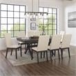 Crosley Furniture Hayden 9-piece Farmhouse Wood Dining Set in Slate/Cream