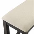 Crosley Furniture Hayden 6-piece Farmhouse Wood Dining Set in Slate/Cream