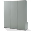 Crosley Furniture Harper Modern Wood Hall Tree Entryway in Gray (Set of 3)