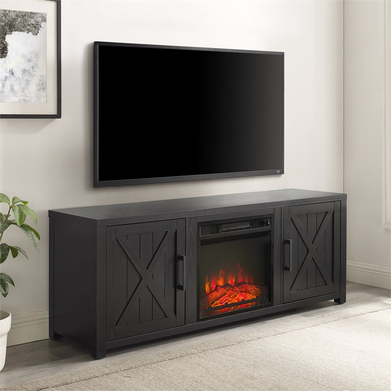 Crosley Furniture Gordon Wood TV stand for TVs up to 58