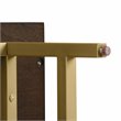 Crosley Furniture Blair Modern Wood Bar Cabinet in Dark Brown/Gold
