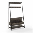 Crosley Furniture Jacobsen Modern Wood Hall Tree in Brown/Black