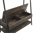 Crosley Furniture Jacobsen Modern Wood Hall Tree in Brown/Black