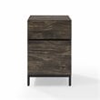 Crosley Furniture Jacobsen Modern Wood File Cabinet in Brown/Black