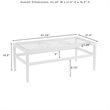 Crosley Furniture Ashford 2-piece Metal Outdoor Conversation Set in Gray