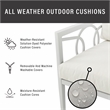 Crosley Furniture Ashford 2-piece Metal Outdoor Conversation Set in Gray