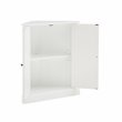 Crosley Furniture Shoreline Wood Corner Stackable Pantry in White