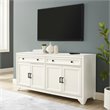 Crosley Furniture Tara Modern Wood Sideboard in Distressed White