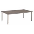 Crosley Furniture Cali Bay Modern Metal Outdoor Coffee Table in Light Brown