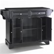 Crosley Furniture LaFayette Solid Granite/Wood Kitchen Island in Black