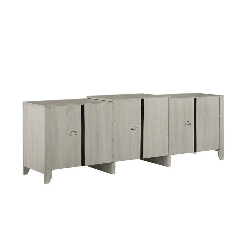 Crosley Furniture Ronin Modern Wood TV stand for TVs up to 75