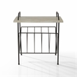 Crosley Furniture Wiltshire Modern Wood and Metal Turntable Stand in Natural