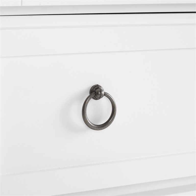 Crosley Furniture Winston Traditional Wood Storage Pantry in White