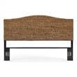 Crosley Furniture Serena King Coastal Banana Leaf/Wood Headboard in Natural