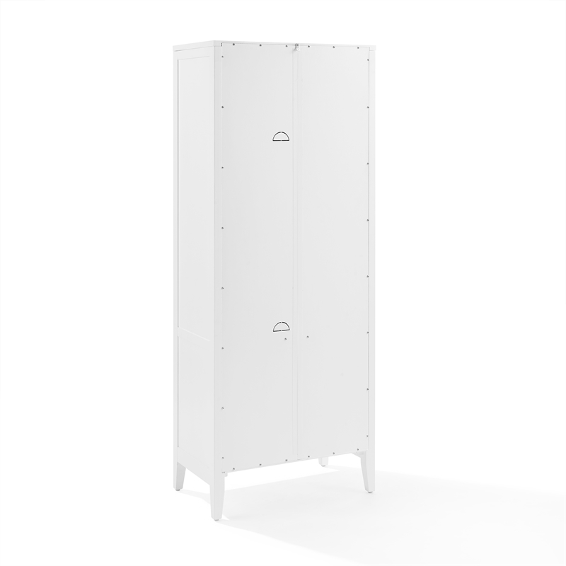 Crosley Furniture Genevieve Particle Board and MDF Wood Storage Pantry in White