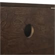 Crosley Furniture Asher Wood Record Storage Media Console - Dark Brown