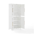 Crosley Furniture Roarke Modern Wood Kitchen Pantry Storage Cabinet in White