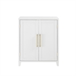 Crosley Furniture Roarke Stackable Wood Kitchen Pantry Storage Cabinet in White