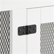 Crosley Furniture Dane Credenza Transitional Wood Dog Crate in White