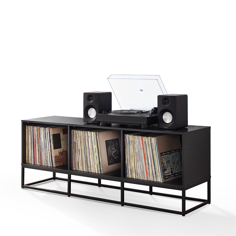 Crosley Furniture Enzo Large Modern Wood TV stand for TVs up to 65