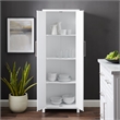 Crosley Furniture Cutler Modern Wood Storage Pantry in White