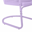 Crosley Tulip 5 Piece Retro Outdoor Dining Set in Lavender