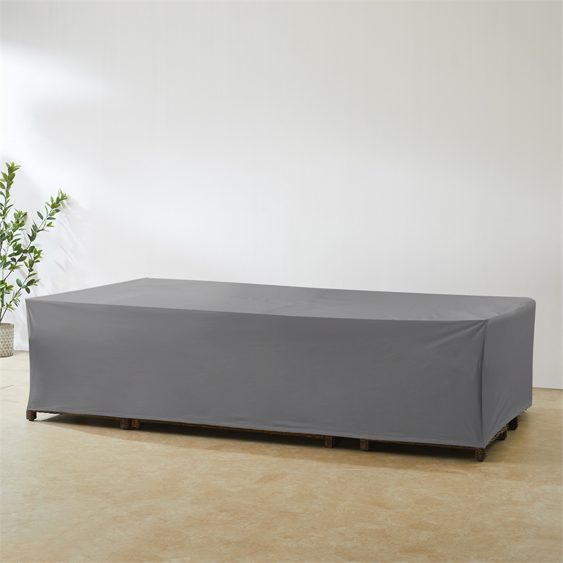 Crosley Furniture Large Outdoor Furniture Cover For Patio Set in Gray