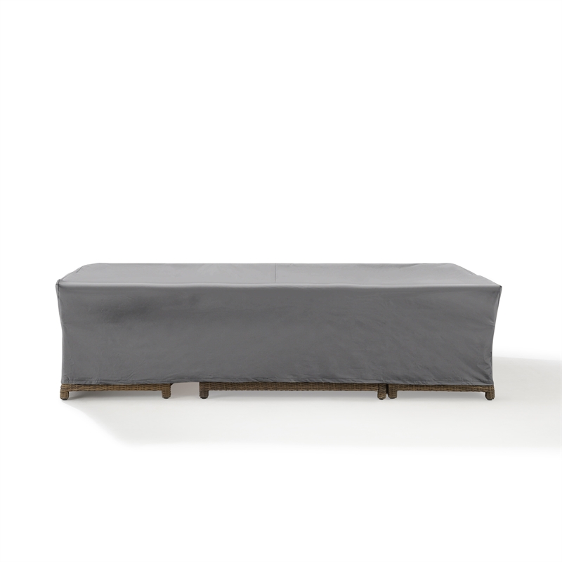 Crosley Furniture Large Outdoor Furniture Cover For Patio Set in Gray