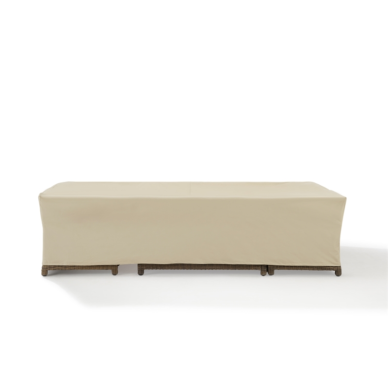 Crosley Furniture Large Outdoor Furniture Cover For Patio Set in Tan