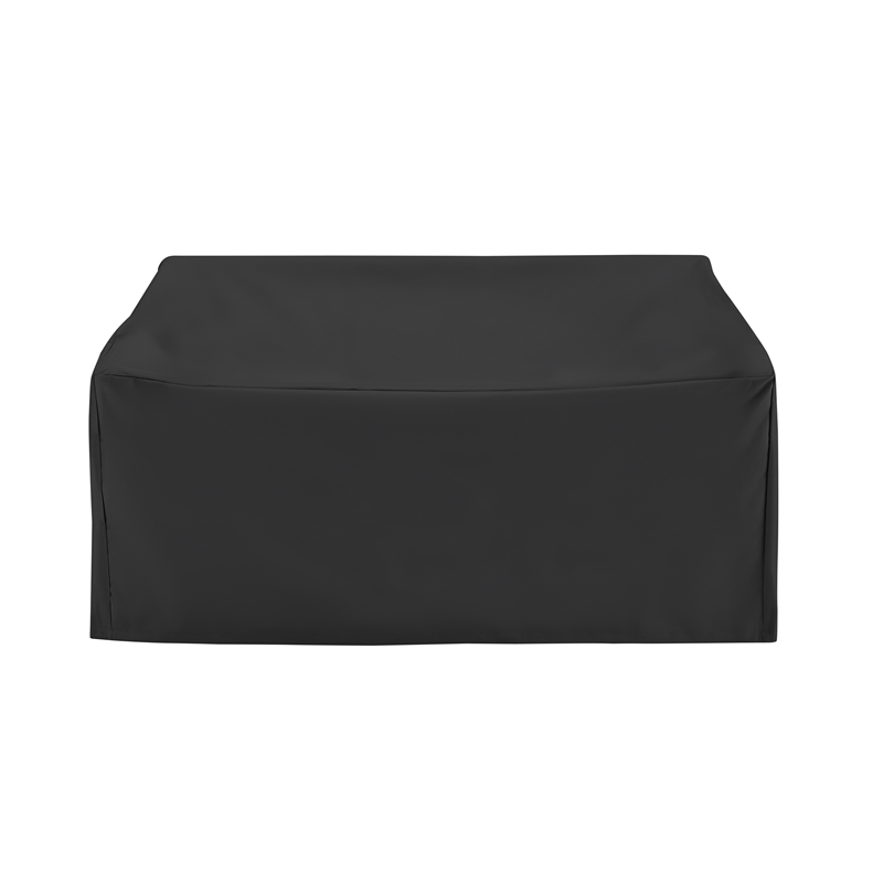 Crosley Furniture Outdoor Loveseat Furniture Cover in Black