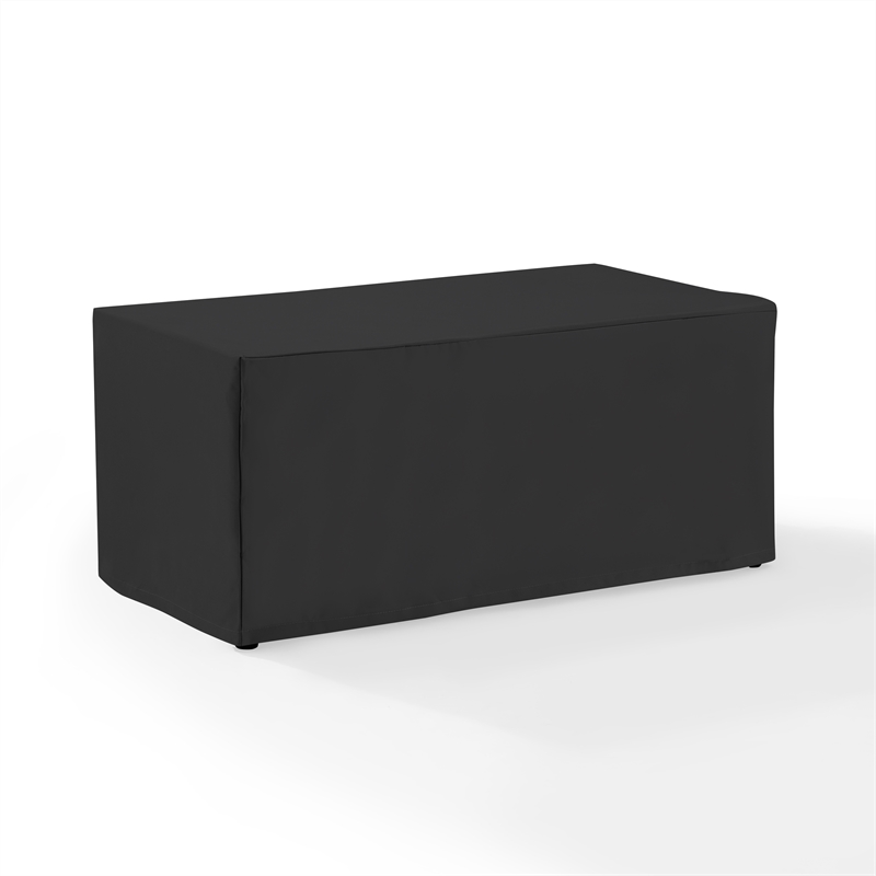 Crosley Furniture Outdoor Coffee Table Furniture Cover in Black