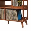 Asheville Large Record Storage Console Walnut