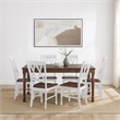 Crosley Furniture Shelby 7-Piece Dining Table Set in White
