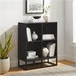 Crosley Furniture Enzo Record Storage Cube Bookcase in Black
