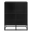 Crosley Furniture Enzo Record Storage Cube Bookcase in Black