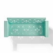 Crosley Furniture Azalea Retro Outdoor Sofa Glider in Aqua Gloss