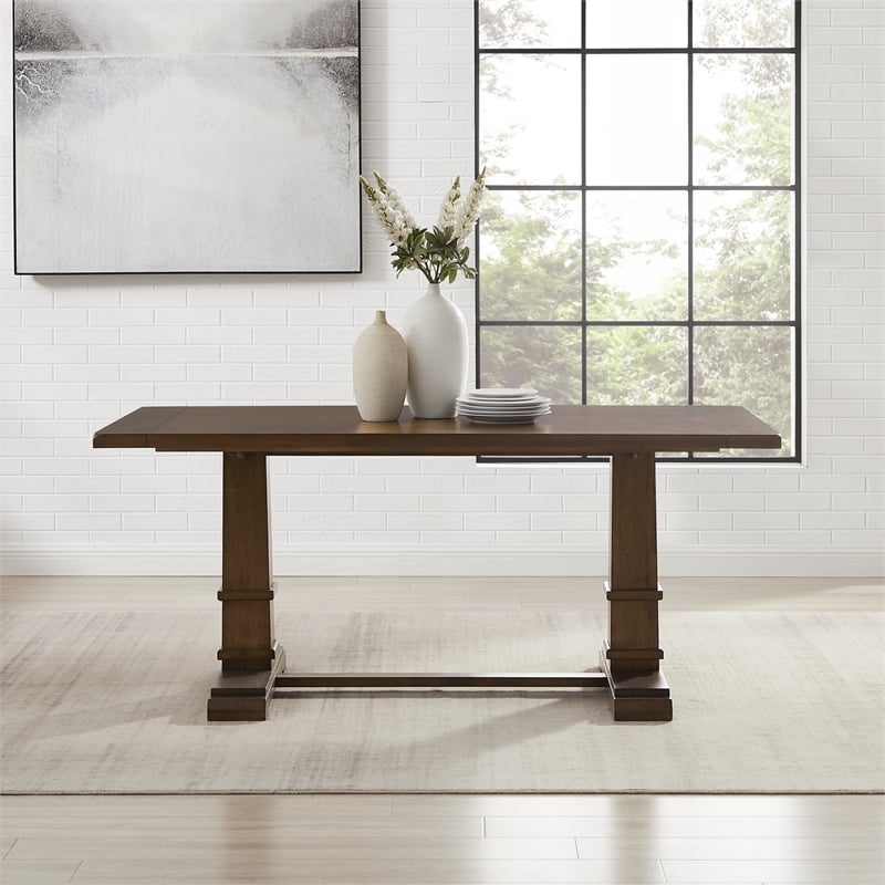 Crosley Furniture Joanna Dining Table in Dark Oak