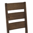 Crosley Furniture Joanna 2Pc Ladder-Back Dining Chair Set in Dark Oak